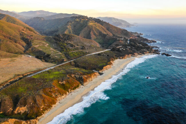 Image of the Pacific Coast in California