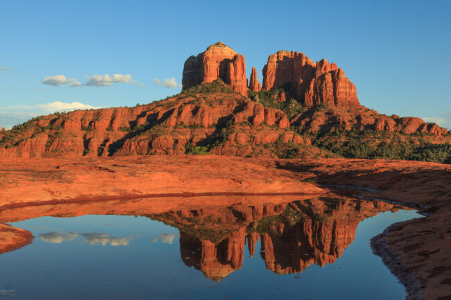 Cathedral rock Reflection